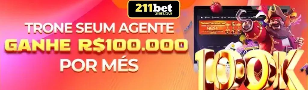 Banner de promoções e bônus no 211BET cassino