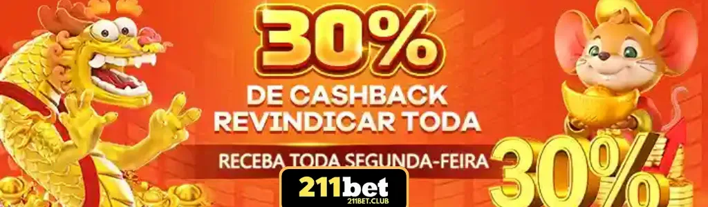 Jogador feliz recebendo 30% de cashback no 211BET cassino